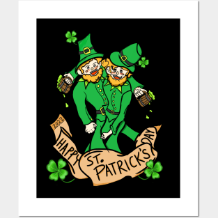 Funny St Patrick's Day Drinking Buddy Posters and Art